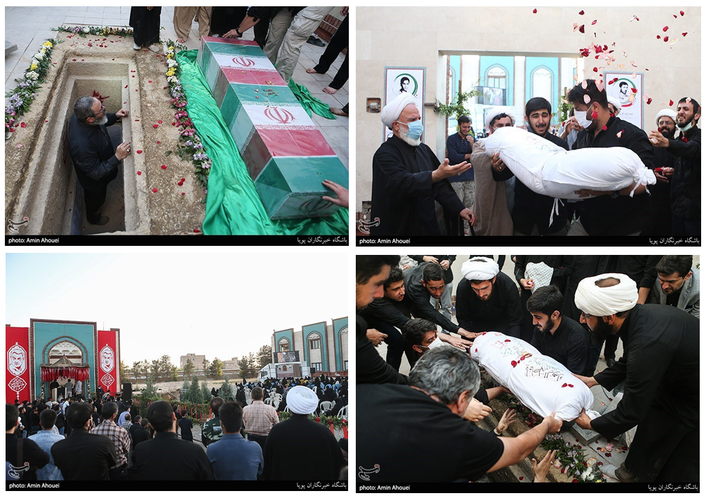 مراسم تشییع و تدفین شهید گمنام برگزار شد
