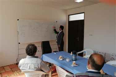 جلسه بررسی اولیه محوطه سازی ورودی مدرسه علمیه کریمه اهل بیت(س) و مرکز تخصصی برگزار شد